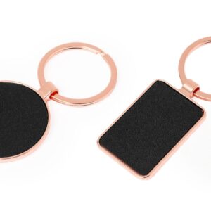Porte-clés Métal et Cuir Personnalisé ZINETH