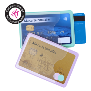 Étui carte bancaire Anti-RFID personnalisé VENISE