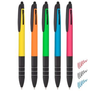 Stylo 3 Couleurs Fluo Personnalisé IMPACT