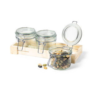 Lot de 3 Bocaux Verre Le Parfait Personnalisés GABY