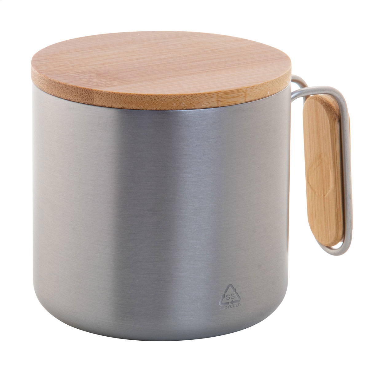 Mug Thermos Couvercle Poignée Bambou Personnalisé GRABOO – Image 5