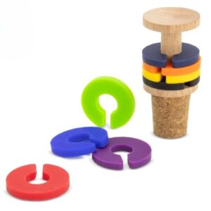 Bouchon Bouteille avec Marqueurs Verres personnalisé