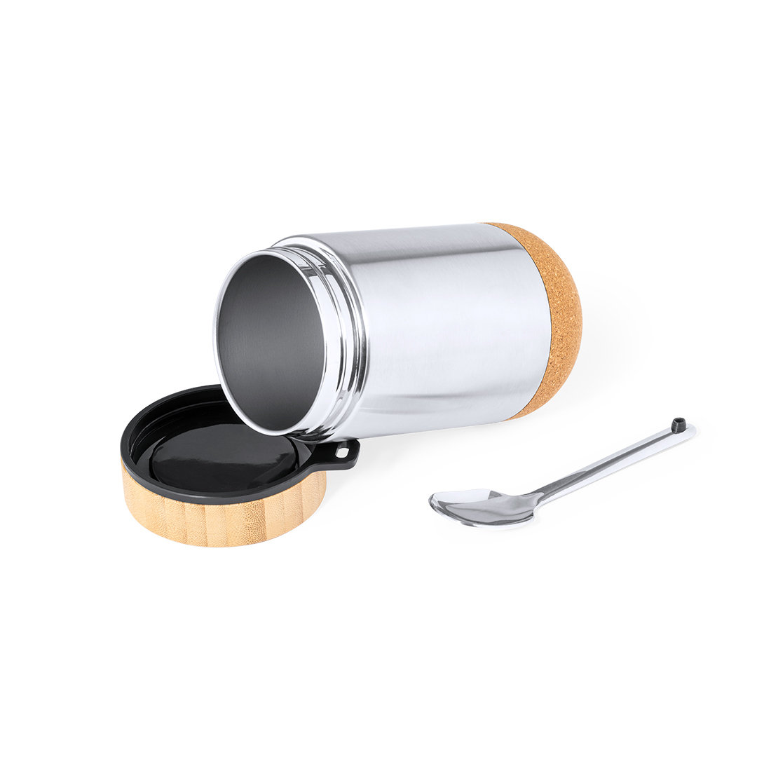 Lunch Box Isotherme Ronde personnalisée CAMBRIX – Image 2