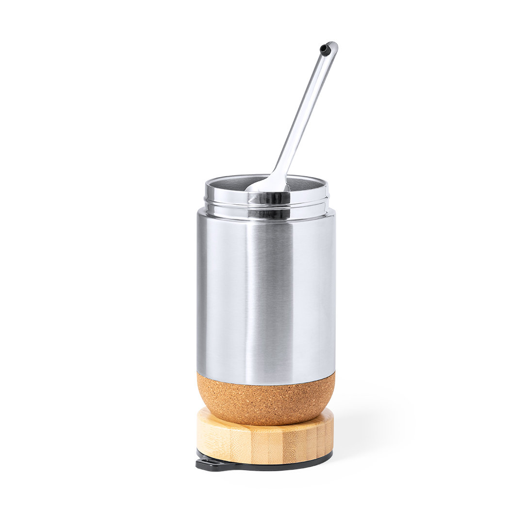 Lunch Box Isotherme Ronde personnalisée CAMBRIX – Image 3