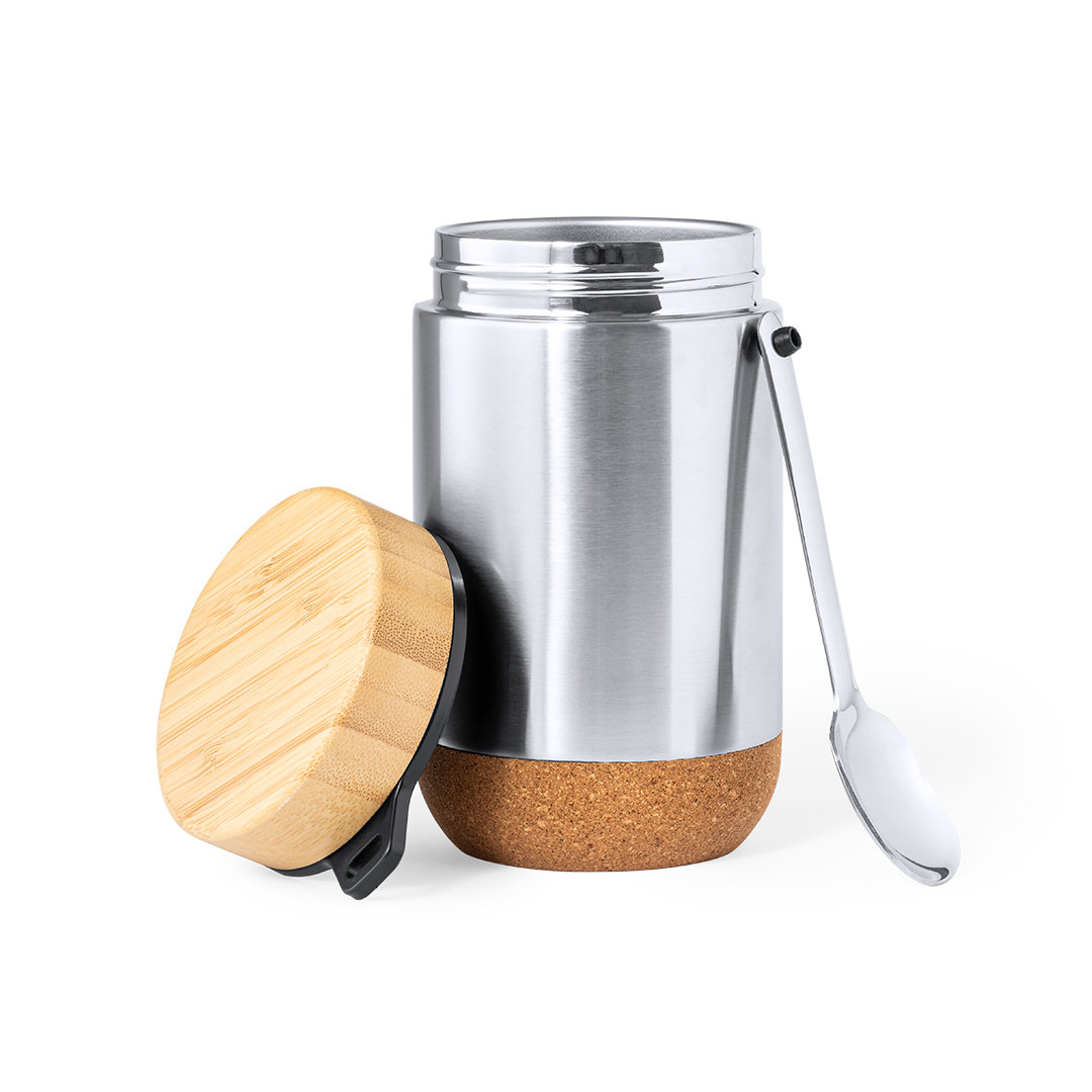 Lunch Box Isotherme Ronde personnalisée CAMBRIX – Image 4