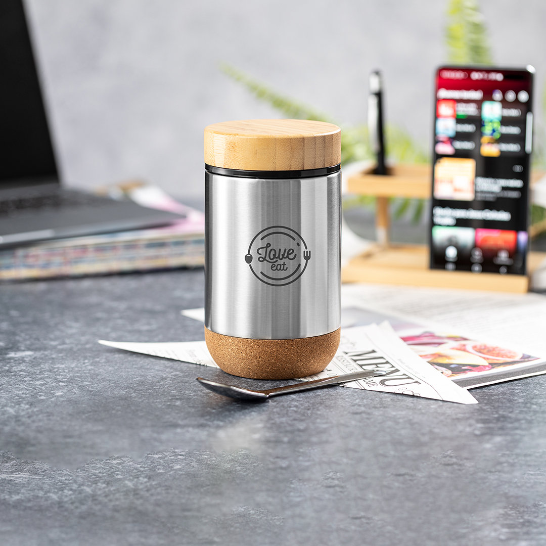 Lunch Box Isotherme Ronde personnalisée CAMBRIX – Image 5