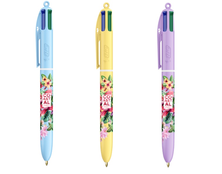Stylo BIC® 4 Couleurs® Pastel personnalisé