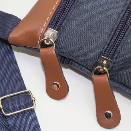 Sac Bandoulière Effet Denim personnalisé RUMBA – Image 3