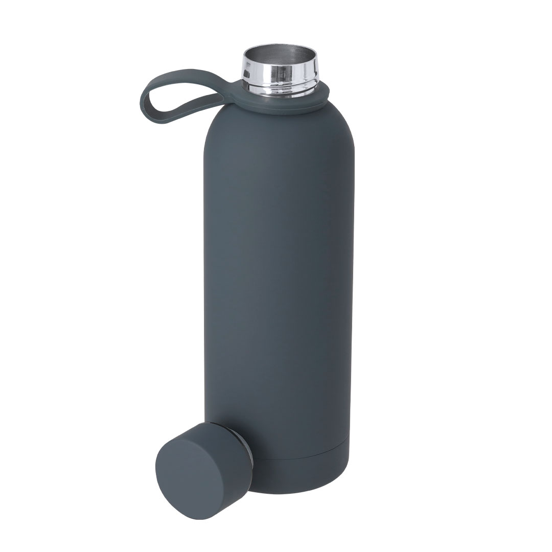 Gourde Inox Finition Caoutchouc personnalisé CANECO – Image 2