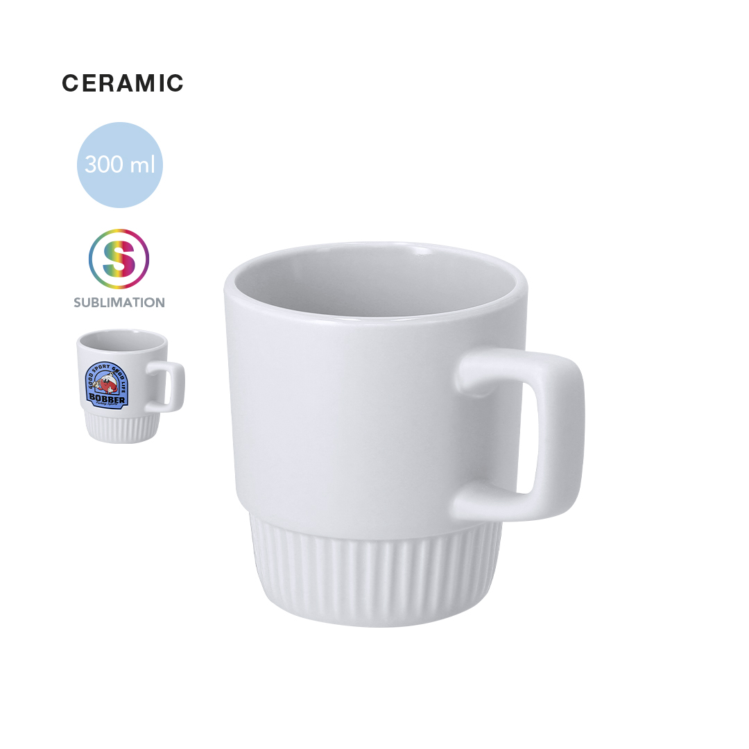 Tasse Céramique Striée personnalisée ROLYAN