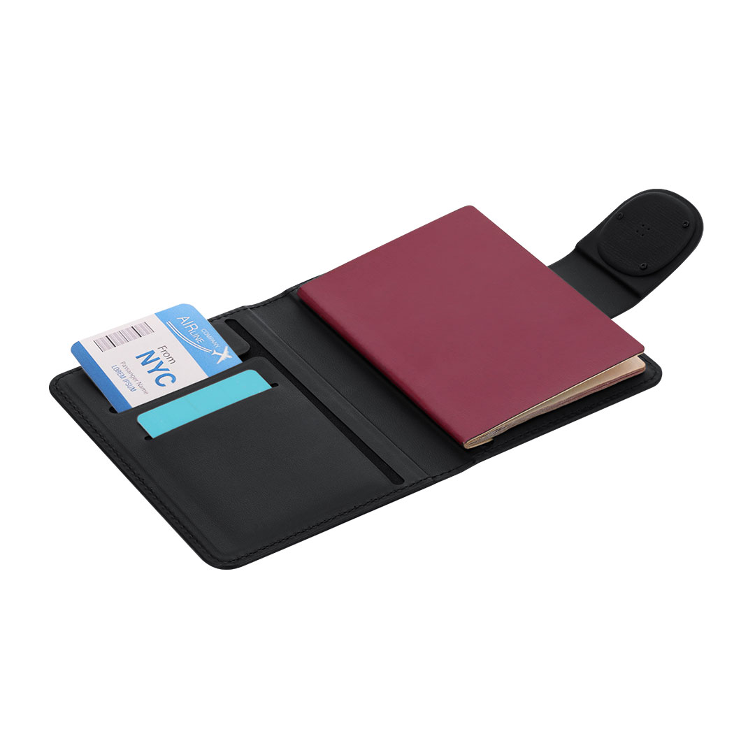 Étui Passeport avec Géolocalisation personnalisé REBEC – Image 3