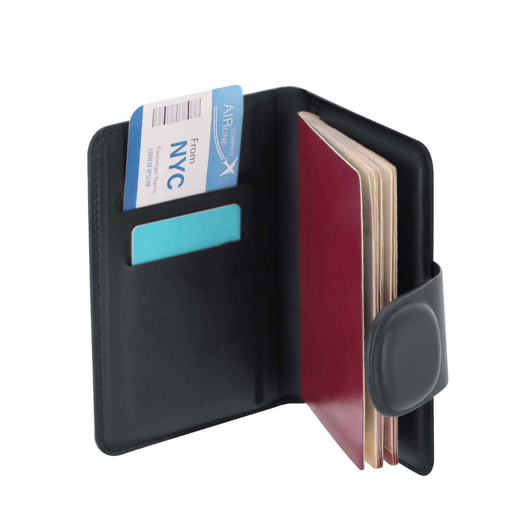 Étui Passeport avec Géolocalisation personnalisé REBEC – Image 2