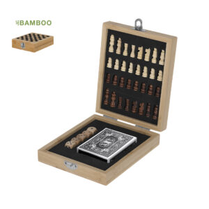 Coffret Échiquier Cartes et Dés personnalisé LONDOX