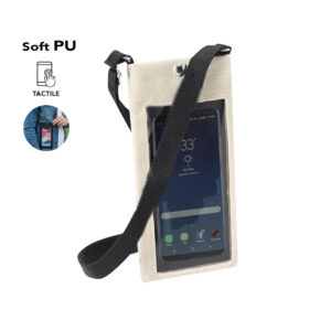 Pochette Smartphone Bandoulière Fenêtre Tactile personnalisée HUNAR