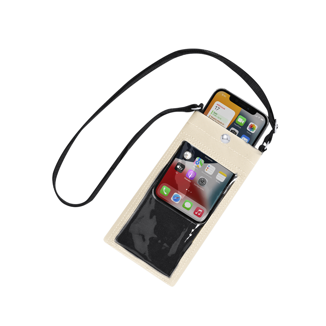 Pochette Smartphone Bandoulière Fenêtre Tactile personnalisée HUNAR – Image 3