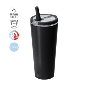 Gobelet Isotherme avec Paille personnalisé CALTEN