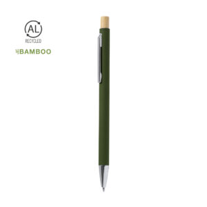 Stylo Aluminium Recyclé Bambou Personnalisé KOSIF