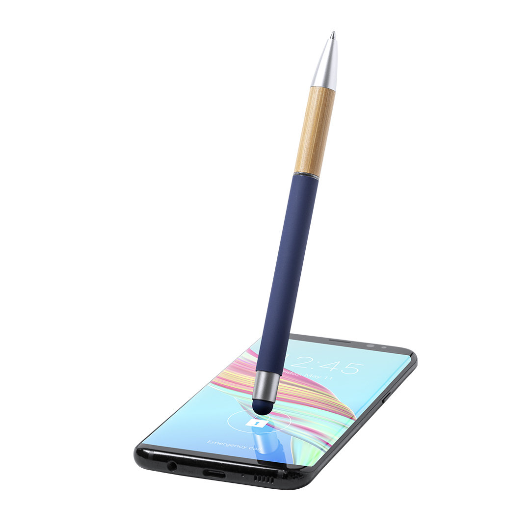 Stylo Stylet Aluminium Bambou Personnalisé ZABOX – Image 3