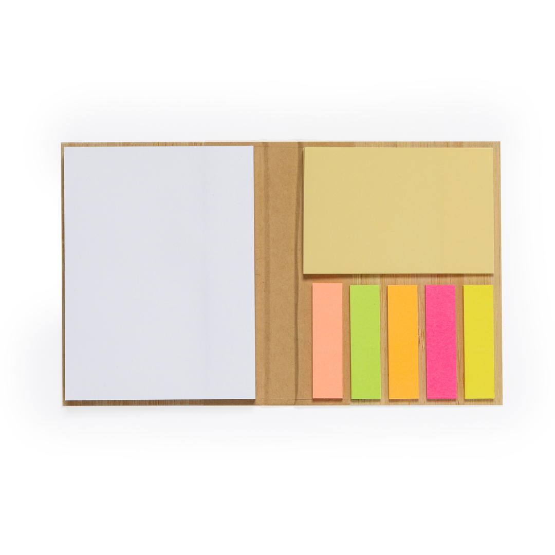Bloc-Notes Post-it Couverture Bambou personnalisé ORESTEN – Image 2