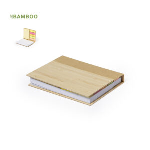 Bloc-Notes Post-it Couverture Bambou personnalisé ORESTEN