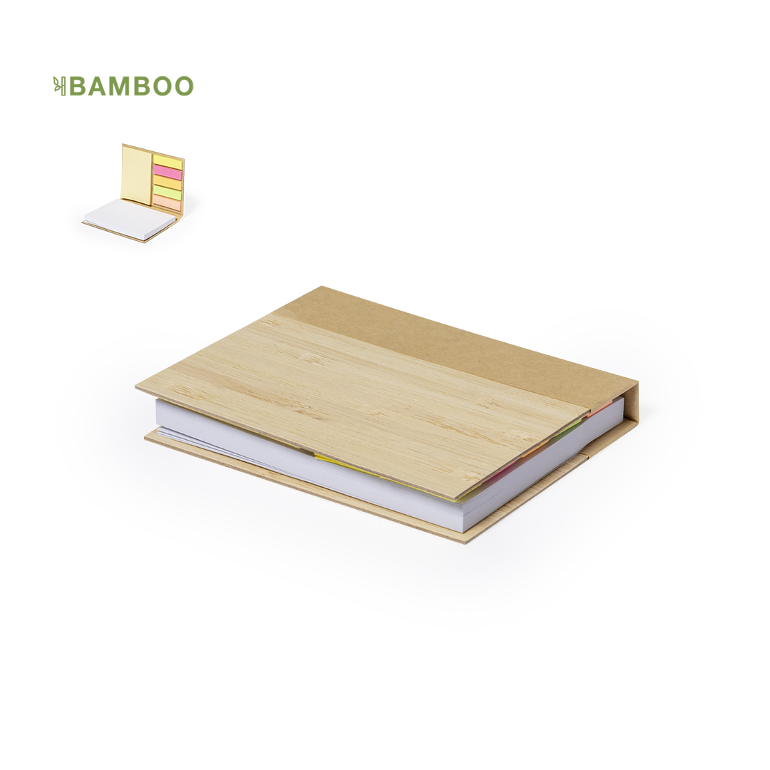 Bloc-notes Post-it Bambou personnalisé ORESTEN - MA20964