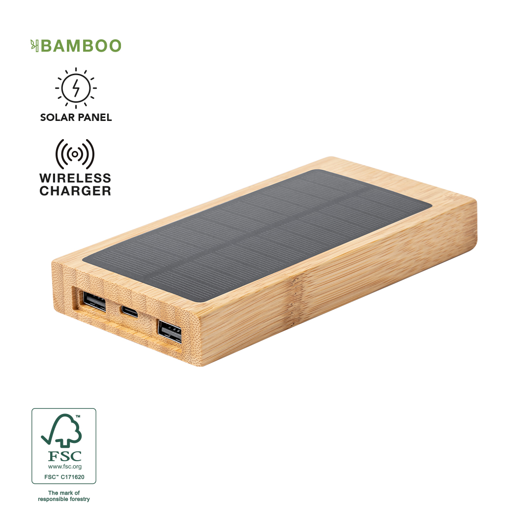 Power Bank Solaire 10000 mAh Personnalisé DIUK