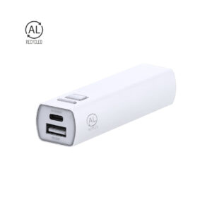 Power Bank Aluminium Recyclé Personnalisé SERDINAM