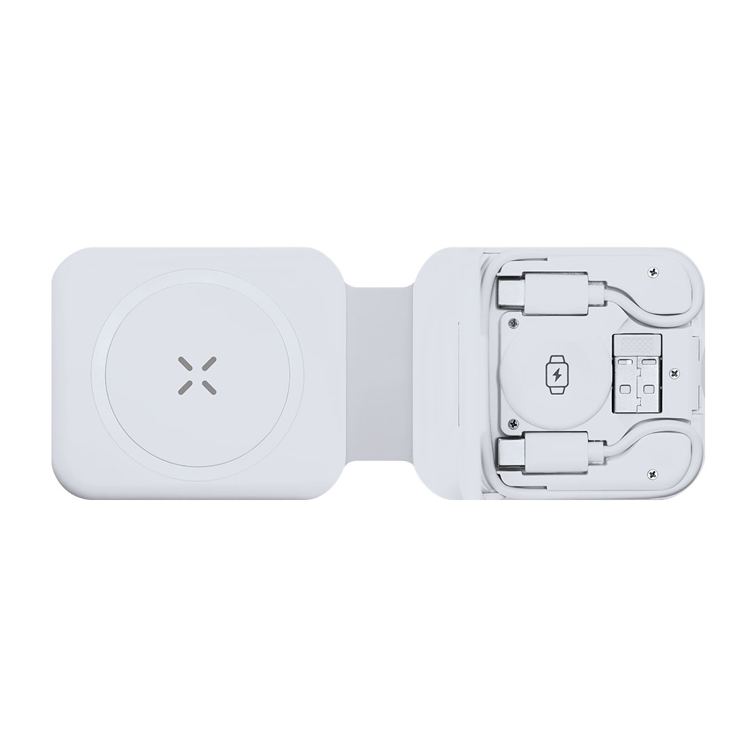 Station de Charge 3-en-1 Pliable Sans Fil Personnalisée VARDAR