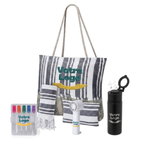 Welcome Pack Entreprise Été personnalisé Riviera Luxe