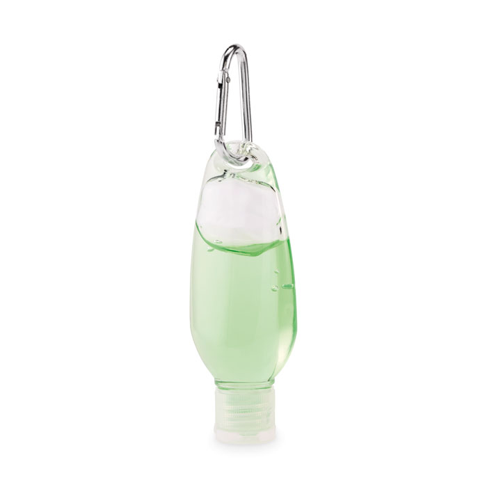 Gel d'Aloe Vera Rechargeable avec Mousqueton Personnalisé ALOVE