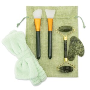 Set Massage Facial Pierre de Jade Personnalisé LIXI