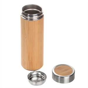 Thermos Infuseur Bambou personnalisé STEFFI