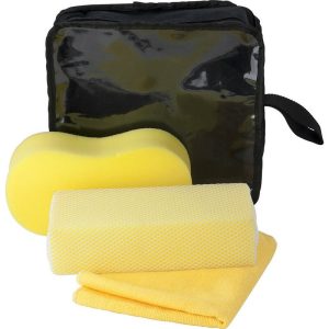 Kit Lavage Auto Éponges et Microfibre Personnalisé CHEYENNE