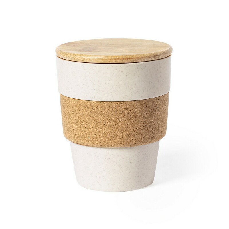 Mug à couvercle bambou - AX9389-2