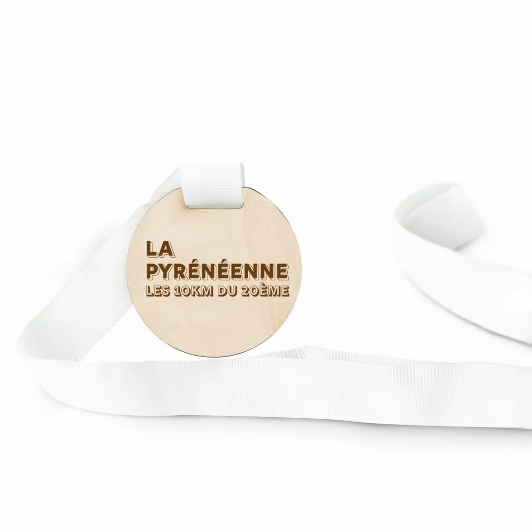 Médaille en Bois SISTER - GFCMEDB-3