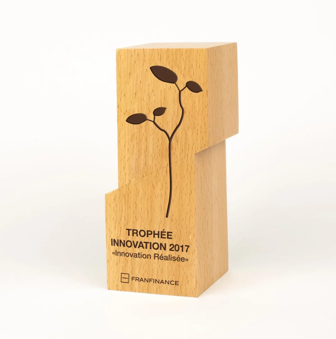 Trophée en bois César - GFCTROCE-2