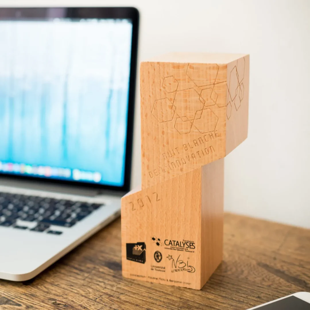 Trophée en bois César - GFCTROCE-3