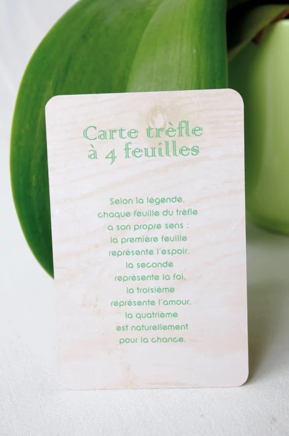 Carte trèfle 4 feuilles - INIDG27CB-2
