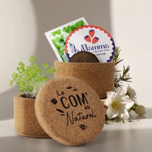Kit plantation pot liège personnalisé