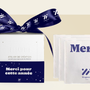 Boîte Sachets Thé Bio Made in France personnalisés