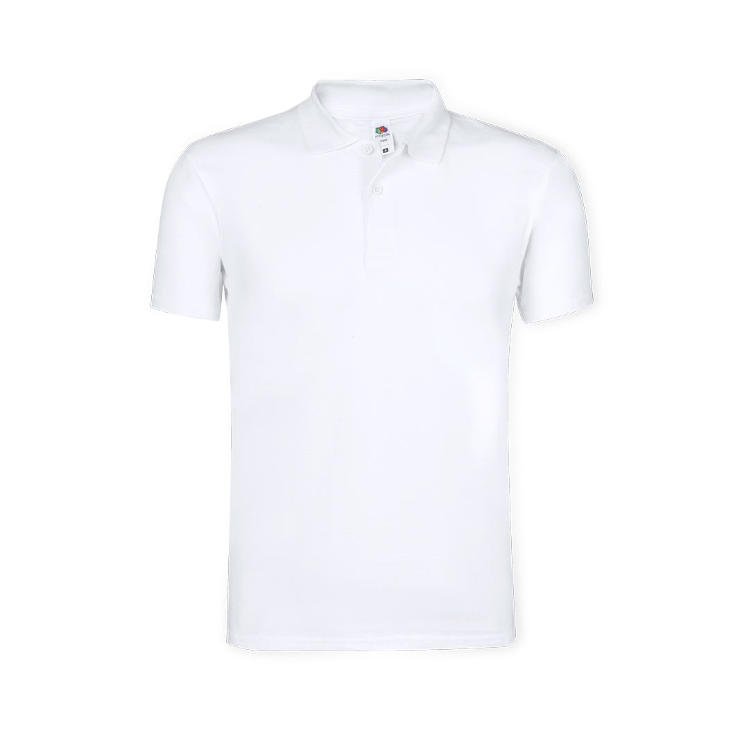 Polo blanc homme Fruit Of The Loom - MA1323-2