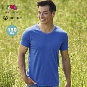 T-shirt Homme Col V Couleur Personnalisé Neck ICONIC