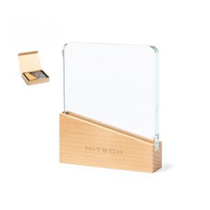 Trophée Bois et Verre Personnalisé VERTU