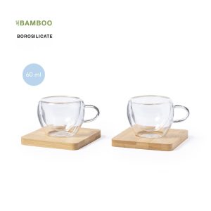 Tasses à Expresso verre personnalisée GLADEN