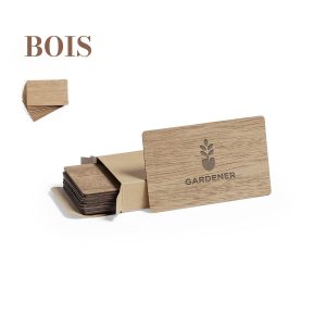 Cartes de Visite en Bois Personnalisées INARY