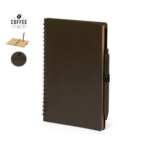 Carnet et Stylo Fibre de Café Personnalisé ALANNA