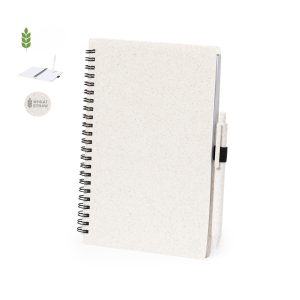Ensemble Carnet & Stylo Écoresponsable Personnalisé EMILY