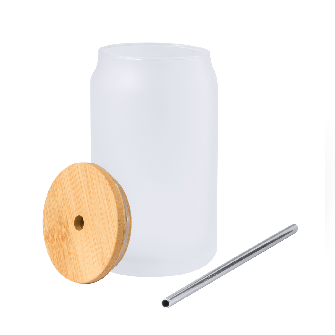 Verre avec paille sublimation FONIX - MA20514-3