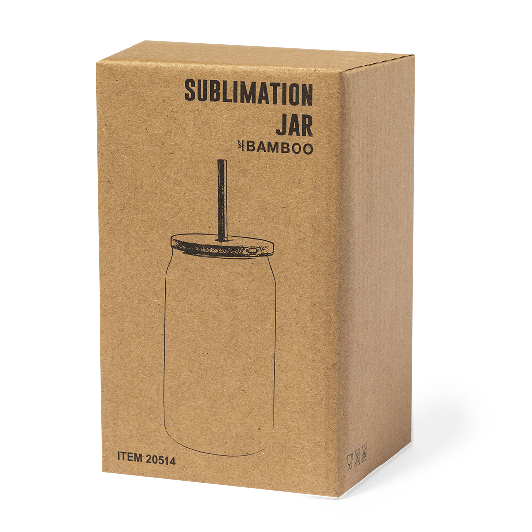 Verre avec paille sublimation FONIX - MA20514-5
