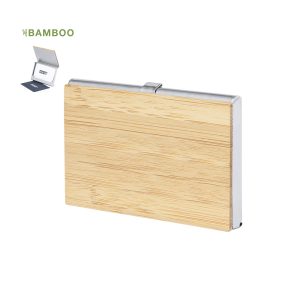 Porte Cartes de Visites Bambou Personnalisé ELTANIN
